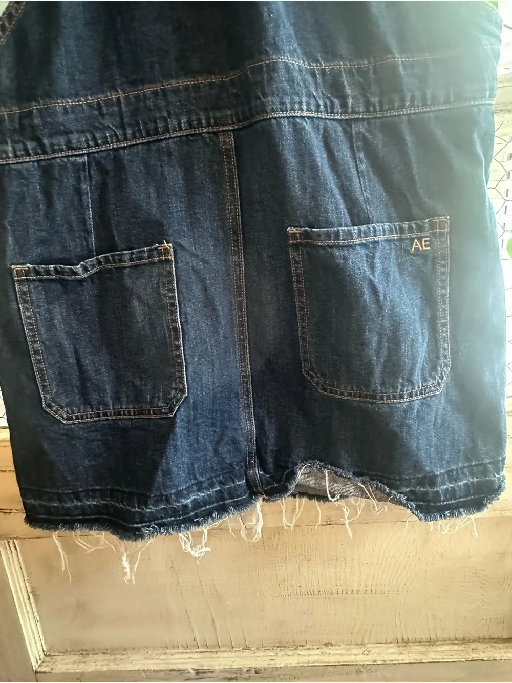 American Eagle | Front Button Denim Dress - Picture 6 of 8
